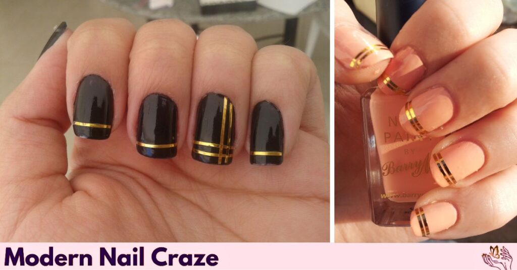 Glamorous Golden Stripes
