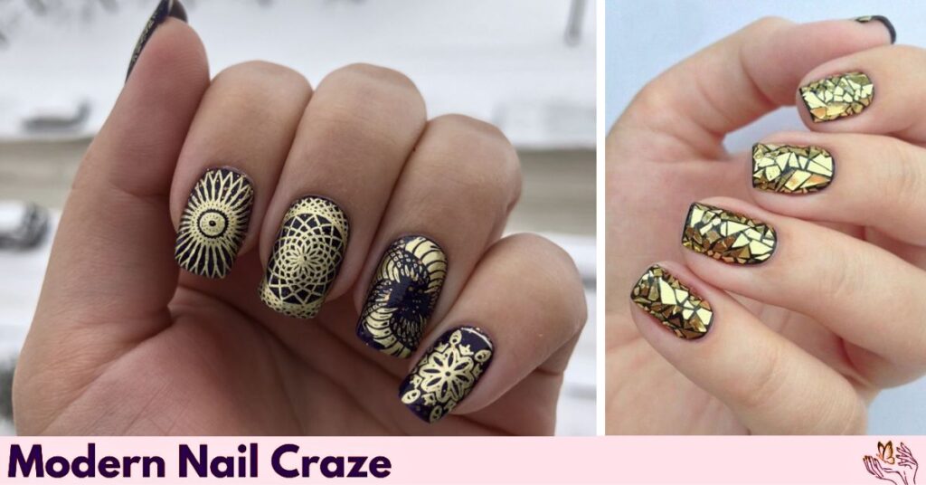 Metallic Pyramid Studs
