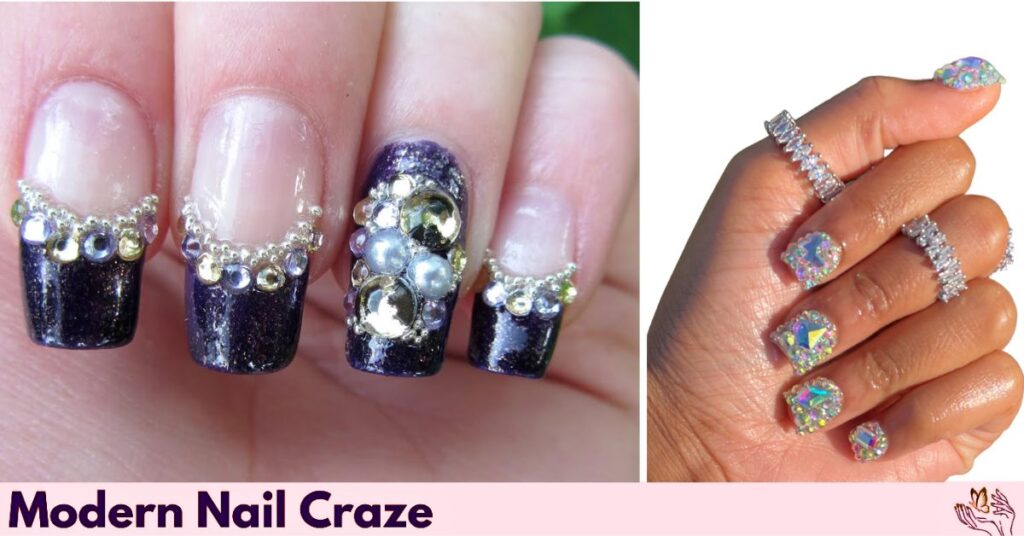 Rhinestone Bling Fingers