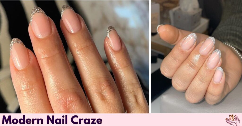 Sparkling French Tips