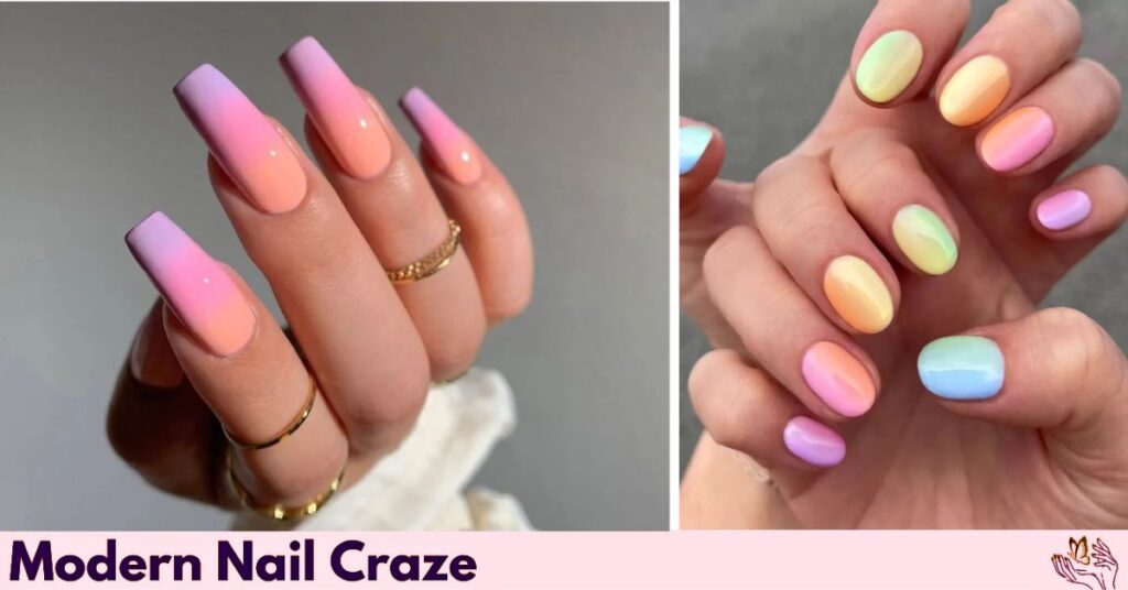 Two-Tone Pastel Ombré