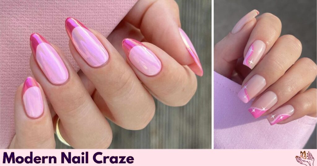 French Manicure With Glossy Pale Pink-on Pink Tips