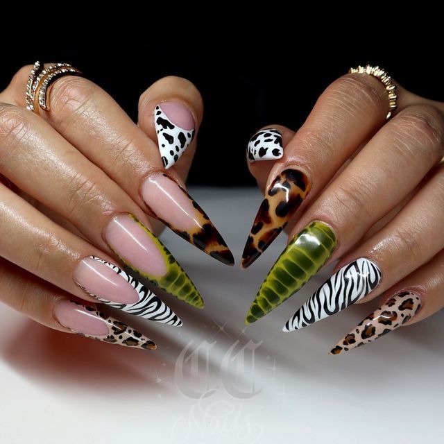 Animal Print Nails