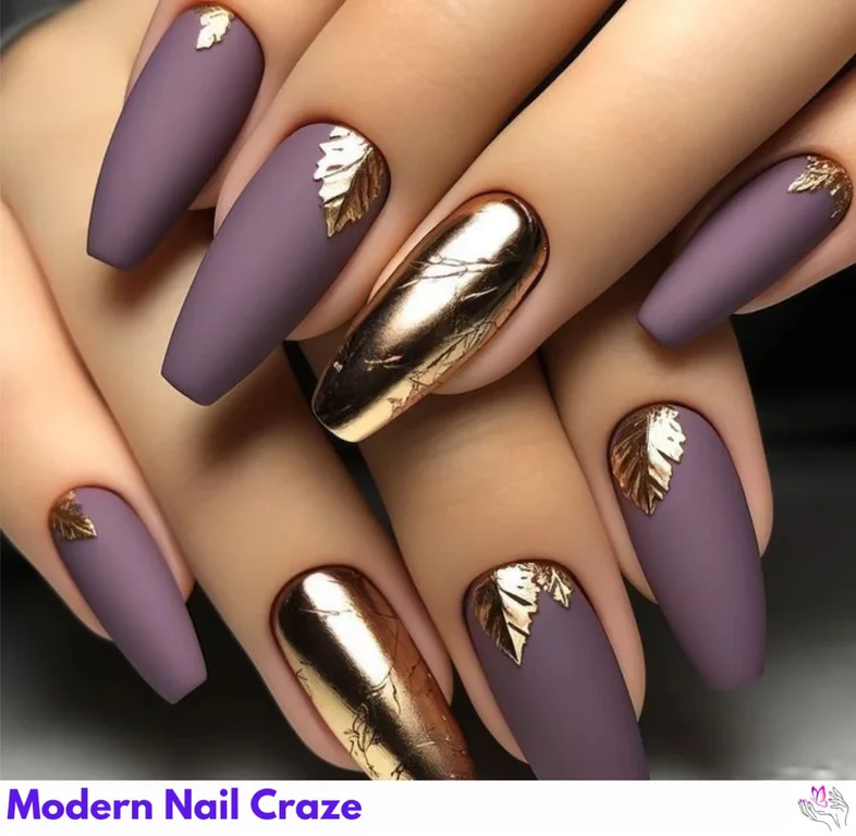 Glamorous nail art design ideas with gold and silver glitter ombre and rhinestone accents.