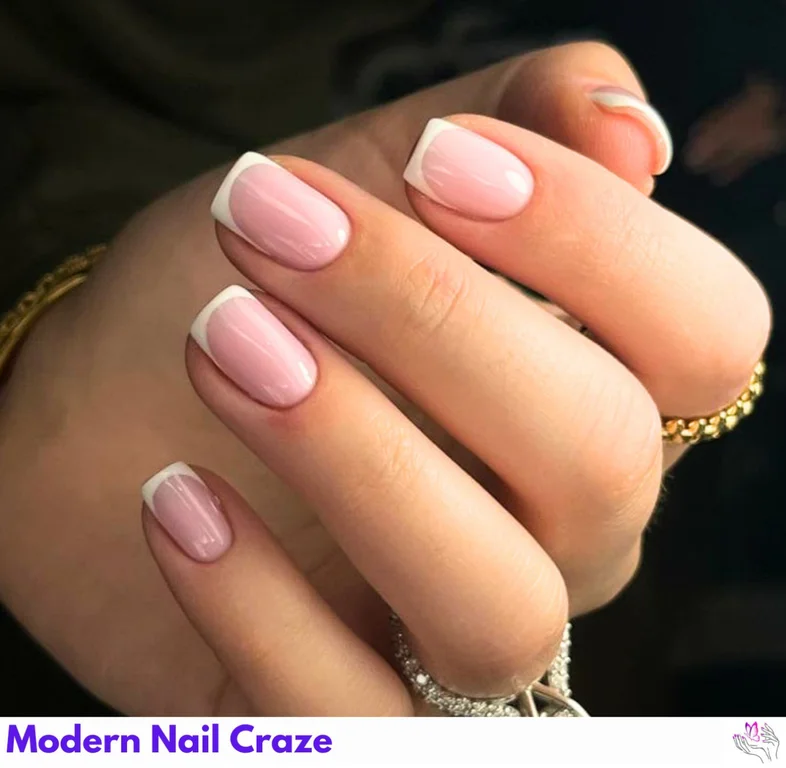 Mini French Tips offers a minimalist and creative twist on the classic French manicure for a subtle, chic style.