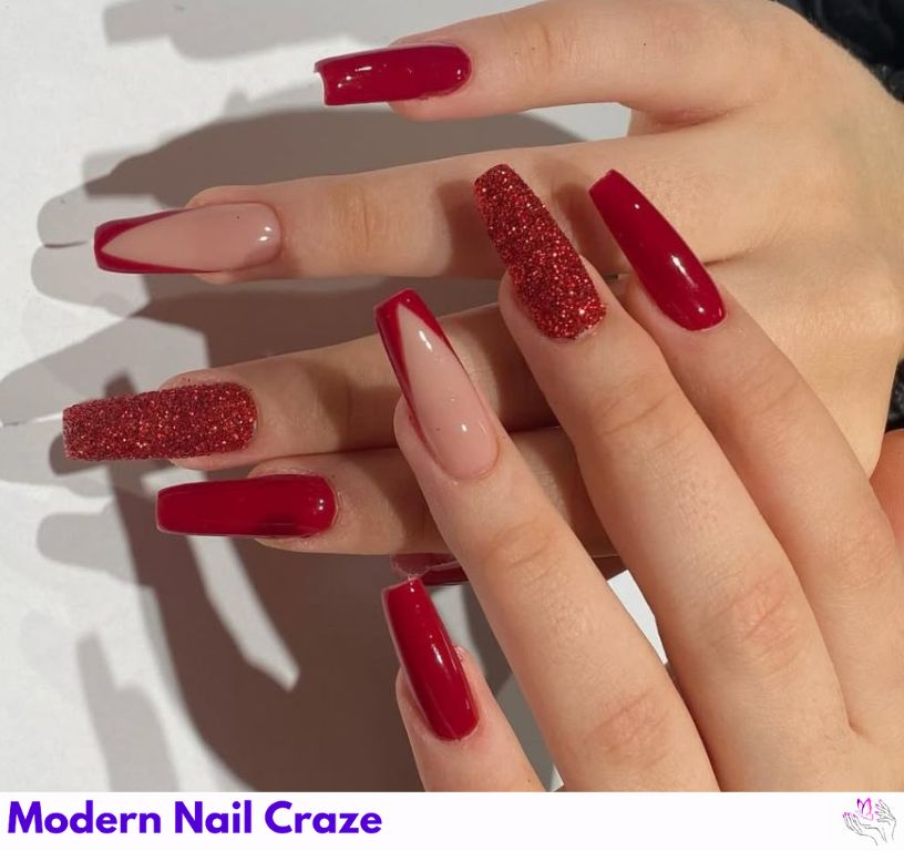 Red Coffin Nails