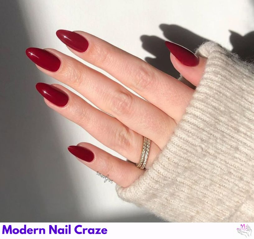 The Classy Red Nail