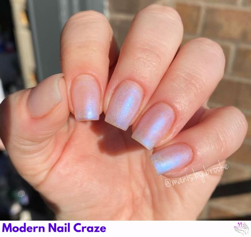 Iridescent Blue Gray