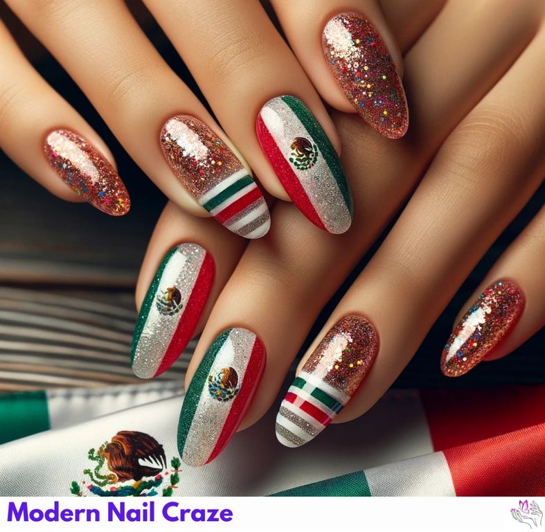 Mexican Flag Stripes