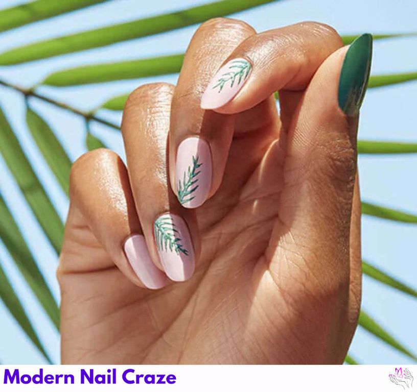 Outstanding Tropical beach Jungle Nails
