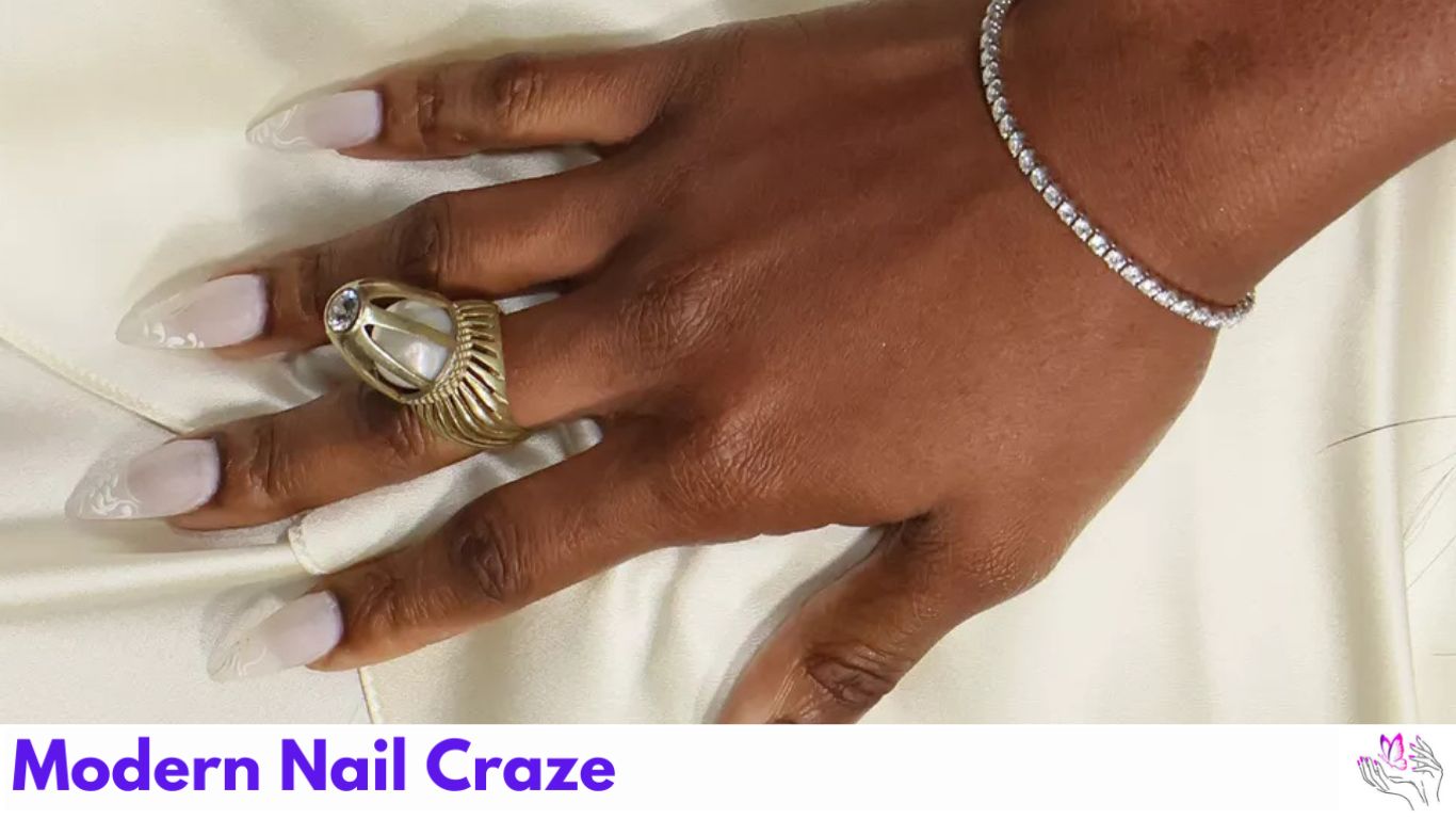 With Warm, Soapy Water remove press-on nails.