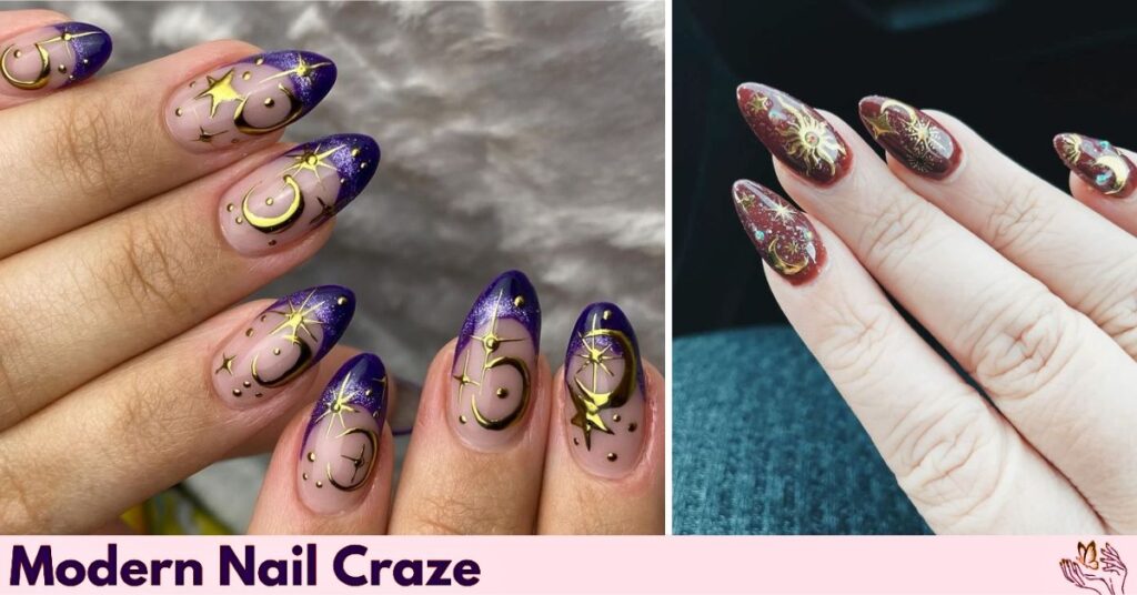 Celestial Constellation Nails