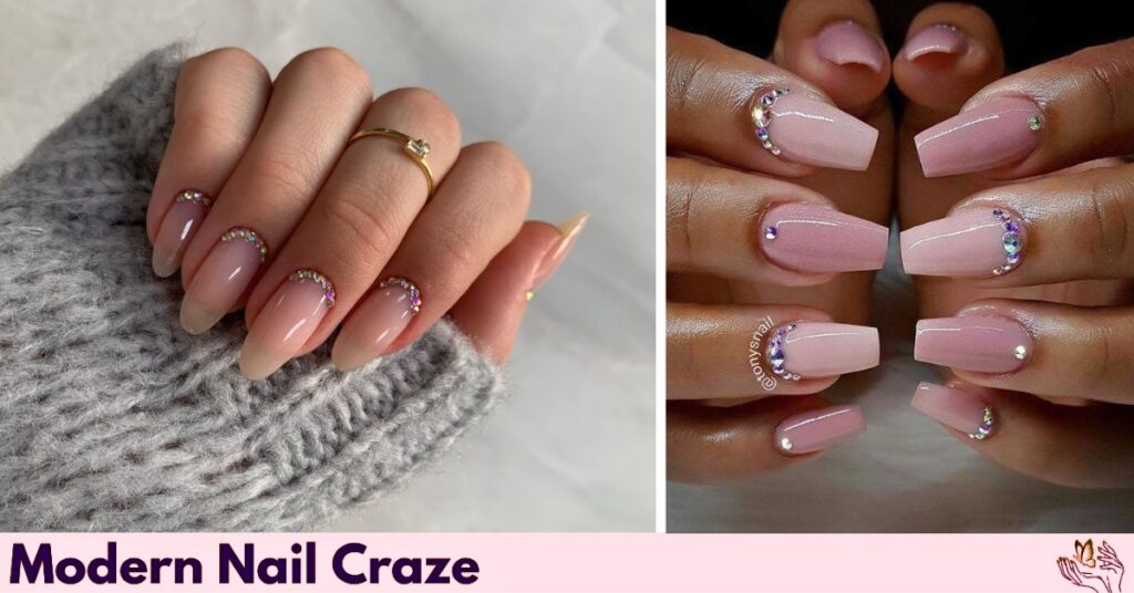 Rhinestones at the Cuticle
