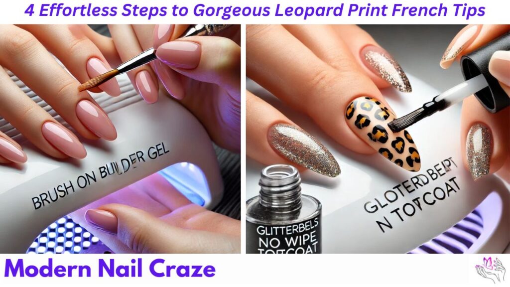 4 Effortless Steps to Gorgeous Leopard Print French Tips
