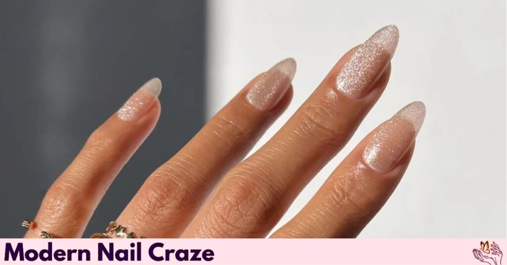 Holographic Glitter Natural Nail Polish