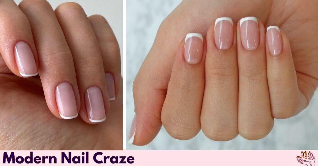Natural Micro French Manicure