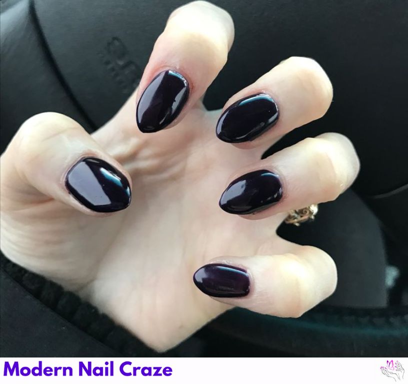 Rounded tip stiletto nails offer soft style with everyday comfort.
