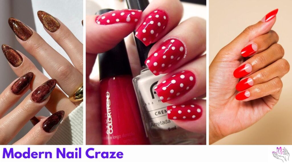 Vintage Nail Designs with white tips and nude base, modernized with colorful tips for 2025.