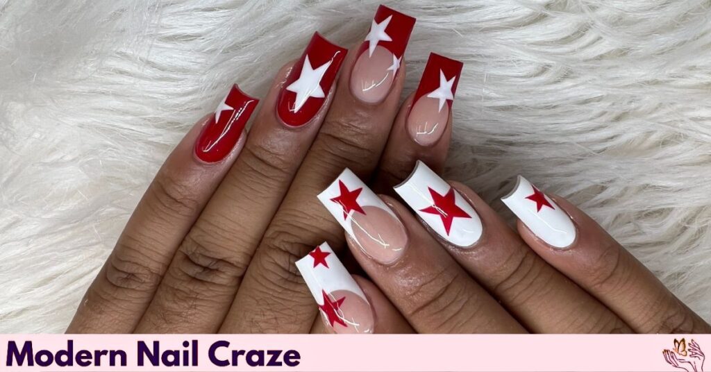 Red with White Stars
