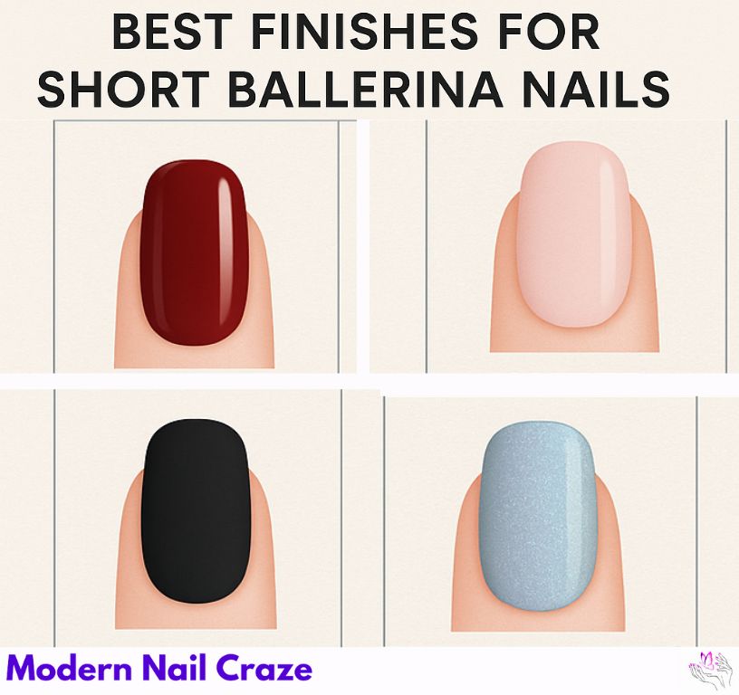 Glossy, Matte, Sheer or Holographic? Best Nail Polish Finishes for Short Coffin Nails