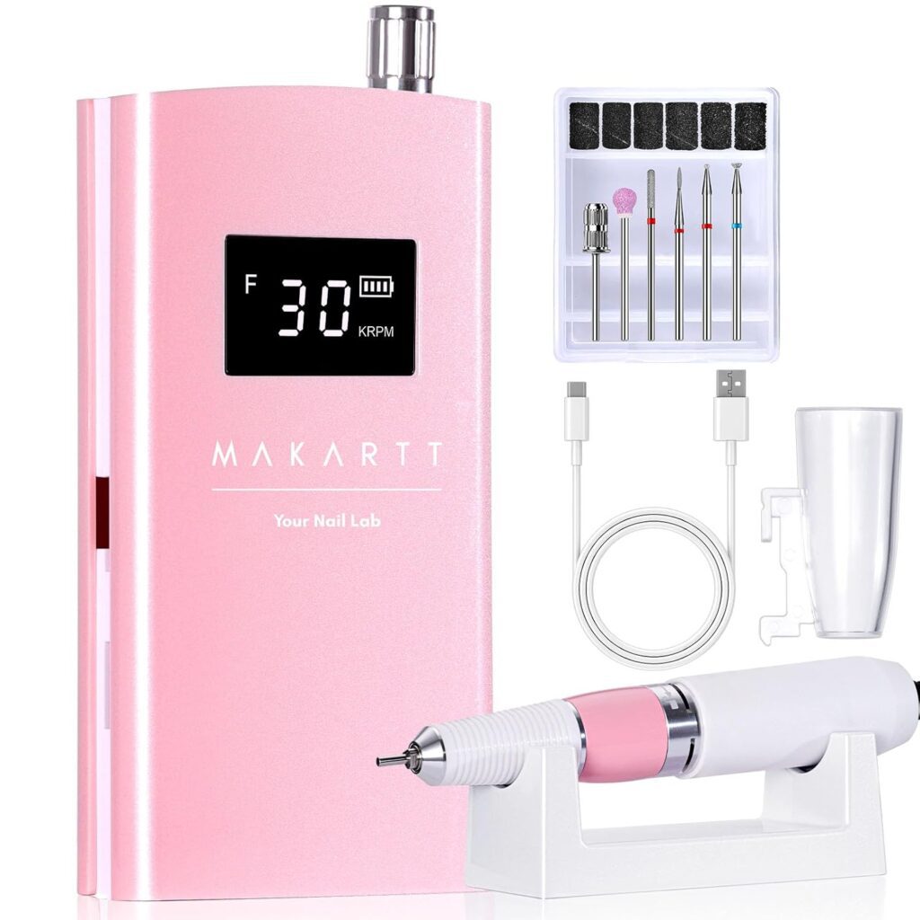 Makartt Electric Nail Drill Machine – Professional nail file for acrylics and gel removal