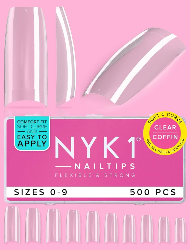 NYK1 Nail Tips with Salon-Grade Finish