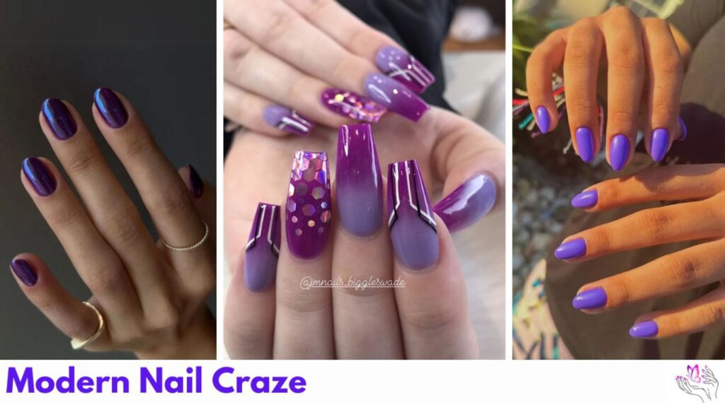 Trending Purple Nail Designs