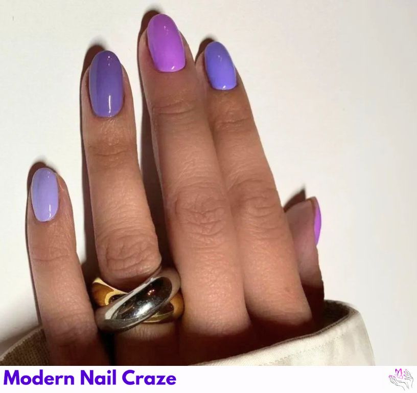 Skittle Nails nail design showing the style, color, and seasonal trend for visual inspiration.