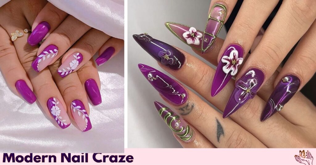 Floral Fantasy Nails