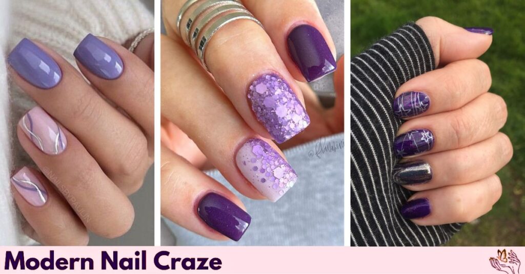 Purple Fall Nail Trends