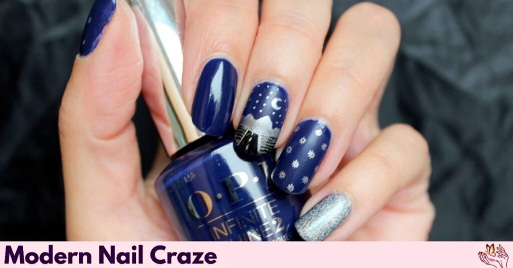 Starry Night Nail Art