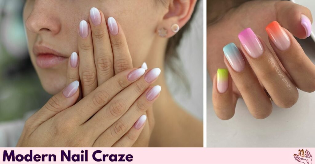 Ombre French Tip Shades