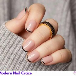 Chic micro French tip nails with ultra-thin, delicate white lines for a minimalist and elegant manicure.